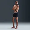 Nike Men's Dri-fit Essential Micro Boxer Briefs (3-pack) In Blue