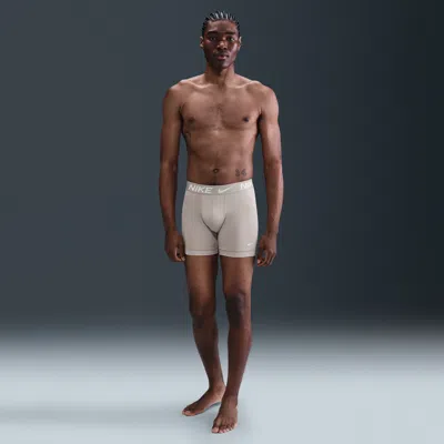 Nike Men's Dri-fit Essential Micro Boxer Briefs (3-pack) In Grey