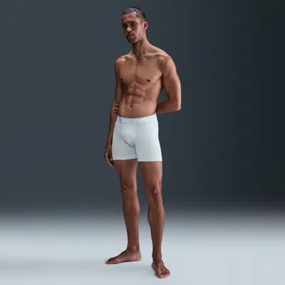 Nike Men's Dri-fit Essential Micro Boxer Briefs (3-pack) In Grey