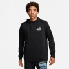 Nike Men's Dri-fit Fitness Just Keep Growing Graphic Pullover Hoodie In Black/black/white