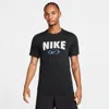 Nike Men's Dri-fit Fitness T-shirt In Black