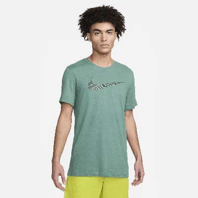 Nike Men's Dri-fit Fitness T-shirt In Green