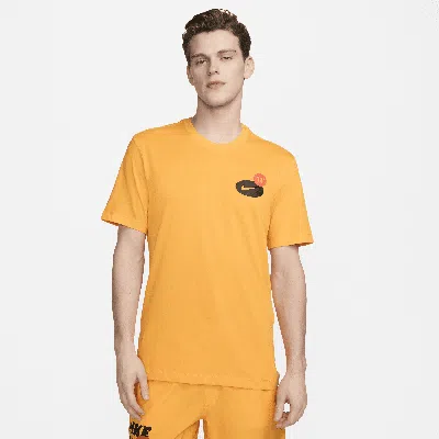 Nike Men's Dri-fit Fitness T-shirt In Yellow