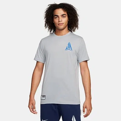 Nike Men's Dri-fit Ja Morant Logo Basketball T-shirt In Gray
