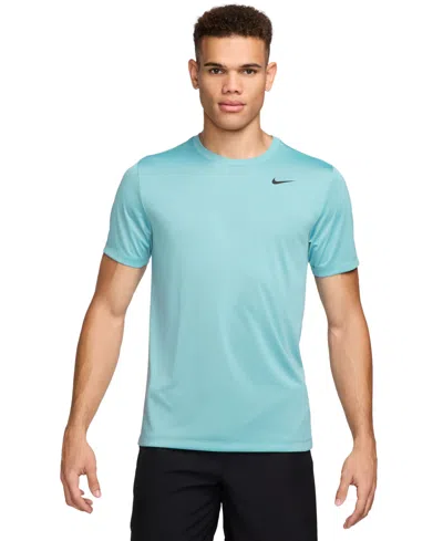 Nike Men's Dri-fit Legend Fitness T-shirt In Denim Turq,(black)
