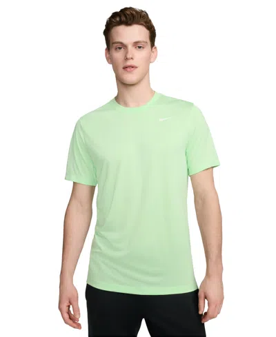 Nike Men's Dri-fit Legend Fitness T-shirt In Vapor Green,white