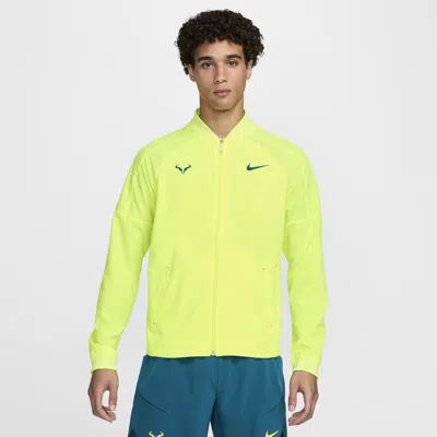 Nike Men's Dri-fit Rafa Tennis Jacket In Yellow | ModeSens