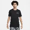 Nike Men's Dri-fit Running T-shirt In Black