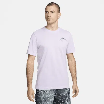 Nike Men's Dri-fit Running T-shirt In Purple
