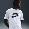 Nike Men's Dri-fit Running T-shirt In White