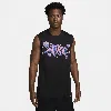 Nike Men's Dri-fit Sleeveless Basketball T-shirt In Black