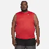 Nike Men's Dri-fit Sleeveless Swim Hydroguard (extended Size) In Red