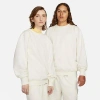 Nike Men's Dri-fit Standard Issue Crewneck Sweatshirt In Phantom/heather/pale Ivory