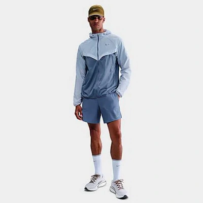 NIKE MEN'S DRI-FIT STRIDE 2-IN-1 7" RUNNING SHORTS