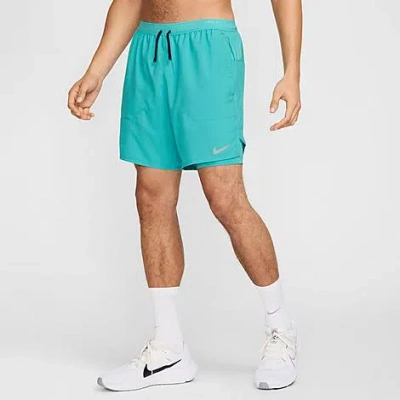 NIKE NIKE MEN'S DRI-FIT STRIDE 2-IN-1 7" RUNNING SHORTS