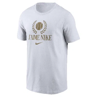 Nike Men's Dri-fit Tennis T-shirt In White