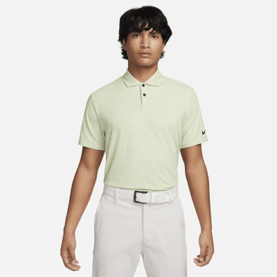 Nike Men's Dri-fit Tour Heathered Golf Polo In Green
