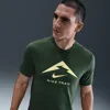 Nike Men's Dri-fit Trail Running T-shirt In Green