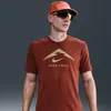 Nike Men's Dri-fit Trail Running T-shirt In Brown