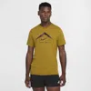 Nike Men's Dri-fit Trail Running T-shirt In Brown