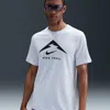 Nike Men's Dri-fit Trail Running T-shirt In Grey