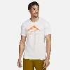 Nike Men's Dri-fit Trail Running T-shirt In White