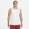 Nike Dri-fit Training Breathable Casual Sports Quick Dry Vest White