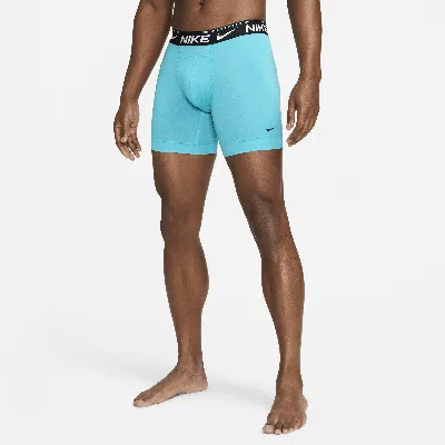 Nike Men's Dri-fit Ultra Comfort Boxer Briefs (3-pack) In Blue
