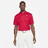 Nike Victory Dri-fit Golf Polo Shirt In Red