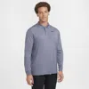 Nike Men's Dri-fit Victory Long-sleeve Golf Polo In Grey