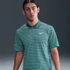 Nike Men's Dri-fit Victory Striped Golf Polo In Green