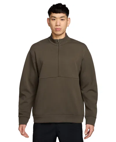 Nike Men's Dri-fit 1/2-zip Sweatshirt In Green