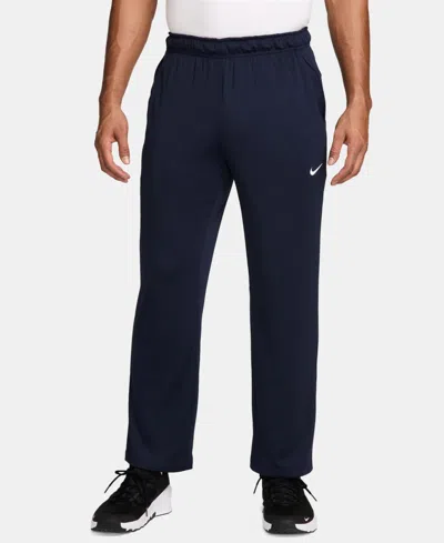Nike Men's Dri-fit Classic Logo Pants In Blue