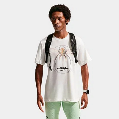 Nike Dri-fit Running T-shirt In White