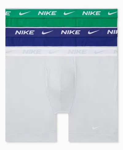 Nike Men's Dri-fit Essential Cotton Stretch Boxer Briefs, 3-pack In Multi
