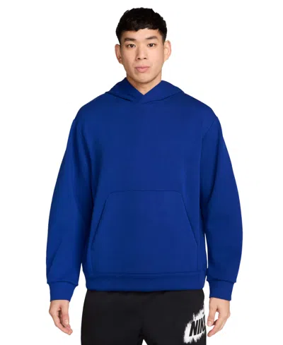 Nike Men's Dri-fit Pull-on Hoodie In Old Royal,black,deep Royal Blue