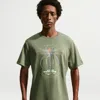 Nike Men's Dri-fit Running T-shirt In Green