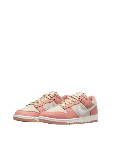 Nike Men's Dunk Low Retro Premium Sneaker In Red Stardust/summit White/sanddrift In Multi