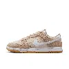 Nike Dunk Low Retro Se Casual Shoes Size 11 Suede In Brown