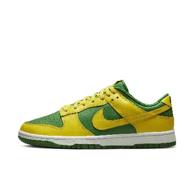 Nike Men's Dunk Low Retro Shoes In Green