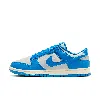 Nike Dunk Low Retro Casual Shoes Size 7.5 Leather In Grey
