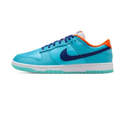 Nike Men's Dunk Low Se Splash Sneaker In Baltic Blue/deep Royal Blue-total Orange In Multi