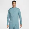 Nike Men's Element Dri-fit 1/2-zip Running Top In Blue