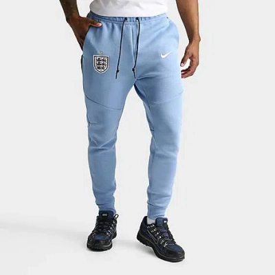 Nike Men's England Soccer Tech Fleece Jogger Pants In Blue