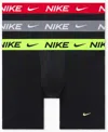 Nike Men's Essential Micro Boxer Briefs, 3-pack In Black