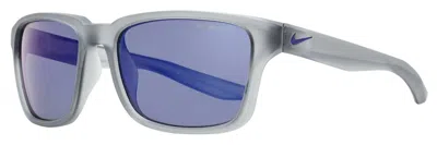 NIKE MEN'S ESSENTIAL SPREE M SUNGLASSES EV1004 014 MATTE TRANSPARENT GRAY 57MM