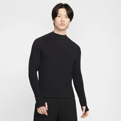 Nike Men's Every Stitch Considered Long-sleeve Computational Knit Top In Black