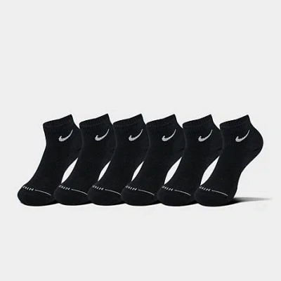 Nike Men's Everyday Elevated Ankle Socks (6-pack) In Black