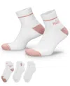 Nike Men's Everyday Plus Cushioned 3-pack Ankle Socks In White