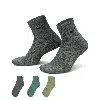 Nike Men's Everyday Plus Cushioned Training Ankle Socks (3 Pairs) In Multicolor